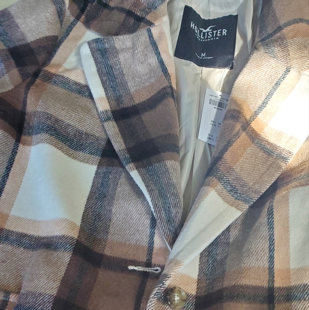 Hollister wool coat